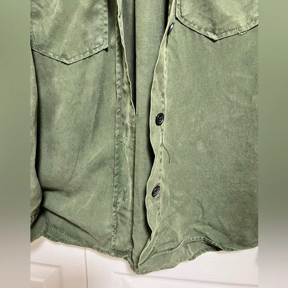 Zara Denim pocket Shirt Size XS - Picture 6 of 7